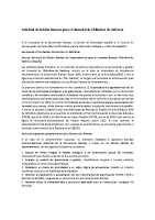 Solicitud de Misión Ramsar Albufera